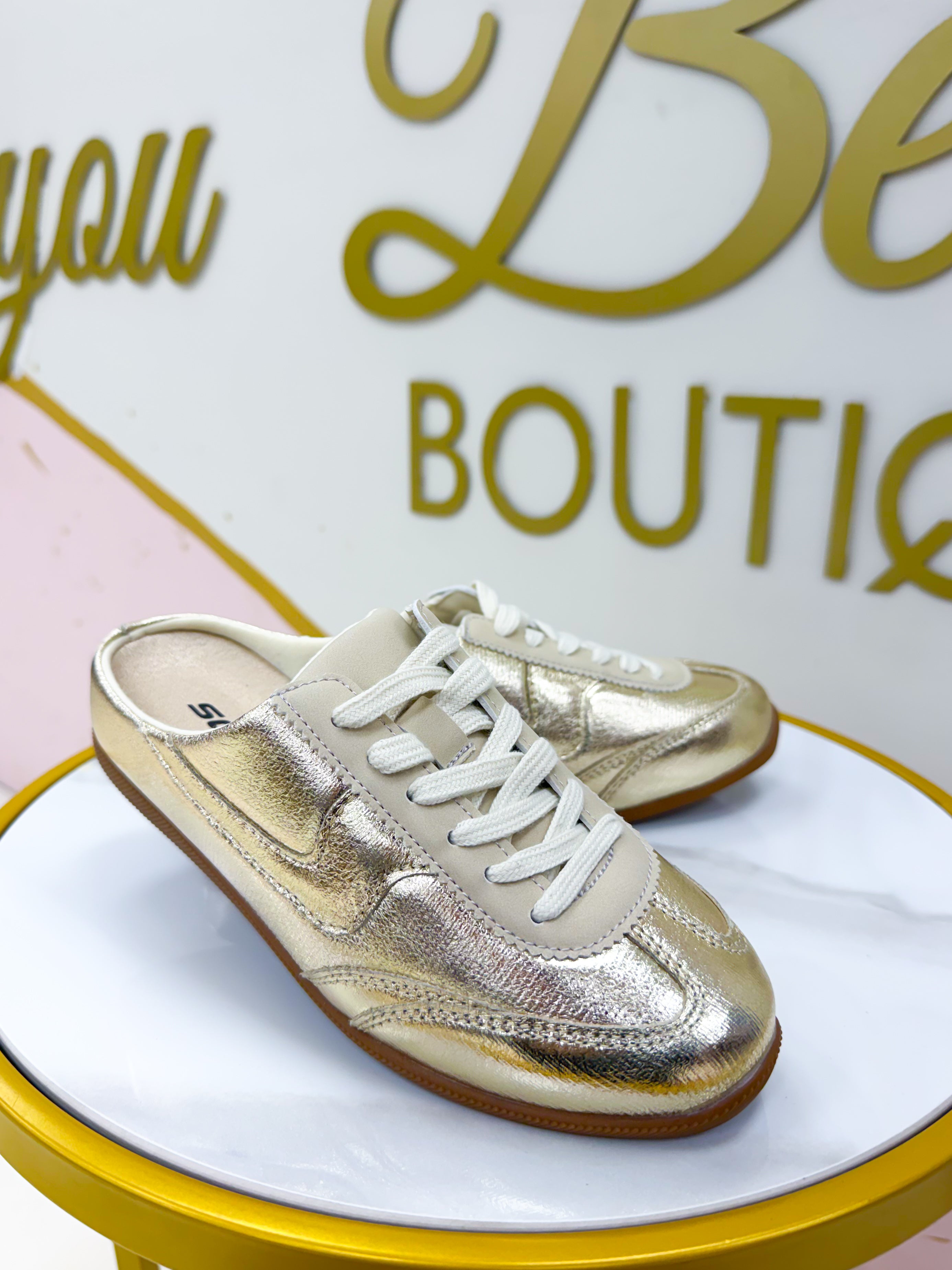 Mackay Slip On Sneaker - Gold