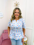Sweet Talk Top Blue