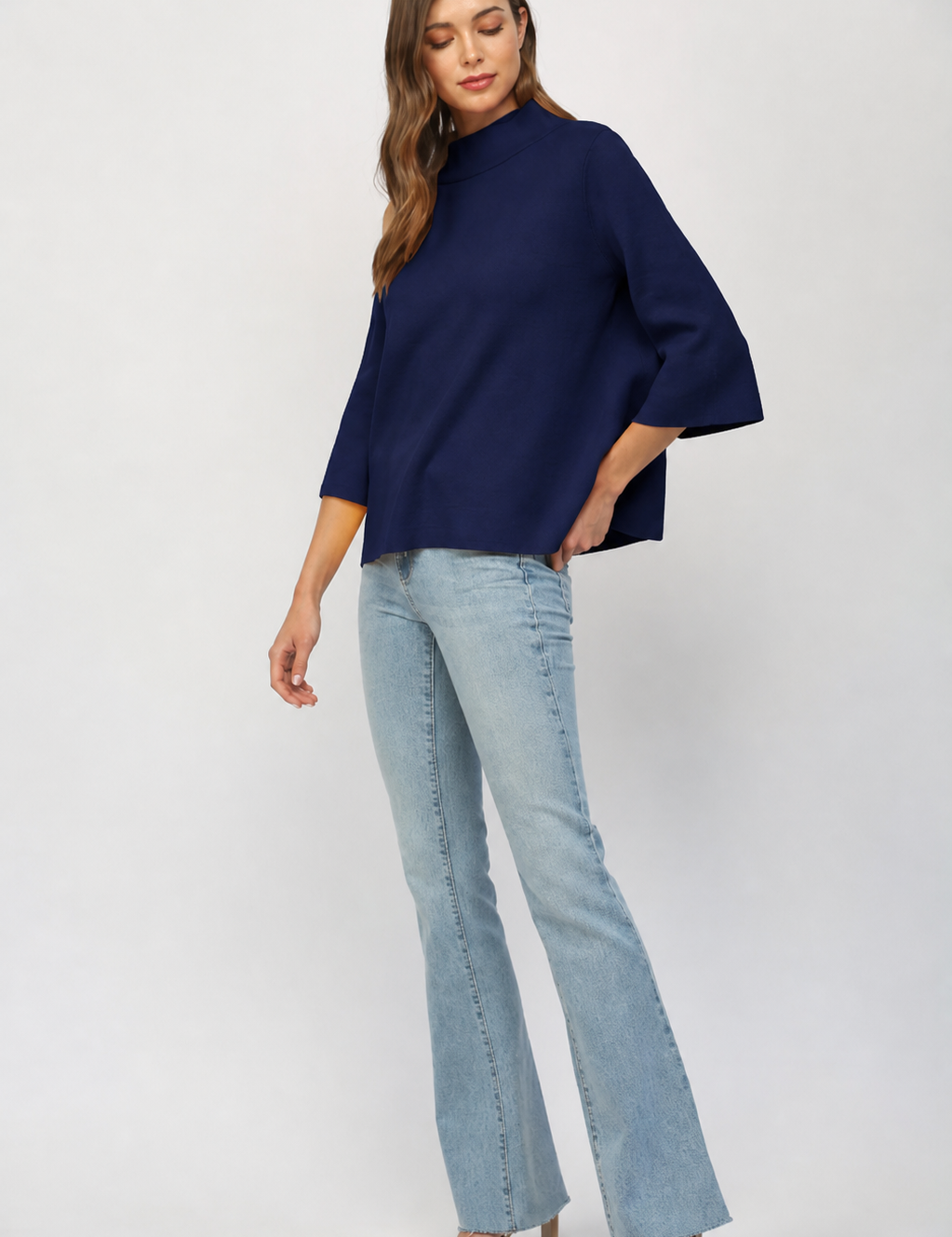 She's So Mod Sweater - Navy