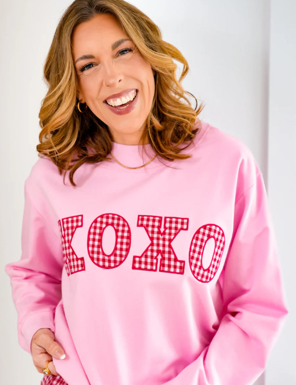 Pink Crush XOXO Knit Sweater ￼