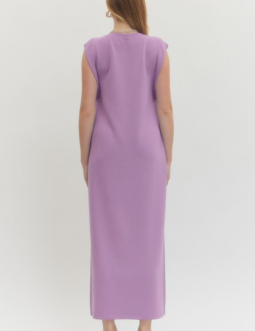 Always Around Midi Dress -Lavender
