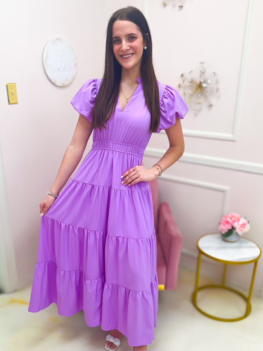 Radiant Maxi Dress Lavender