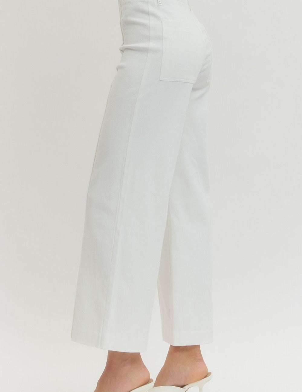 Polished Muse Pants - White