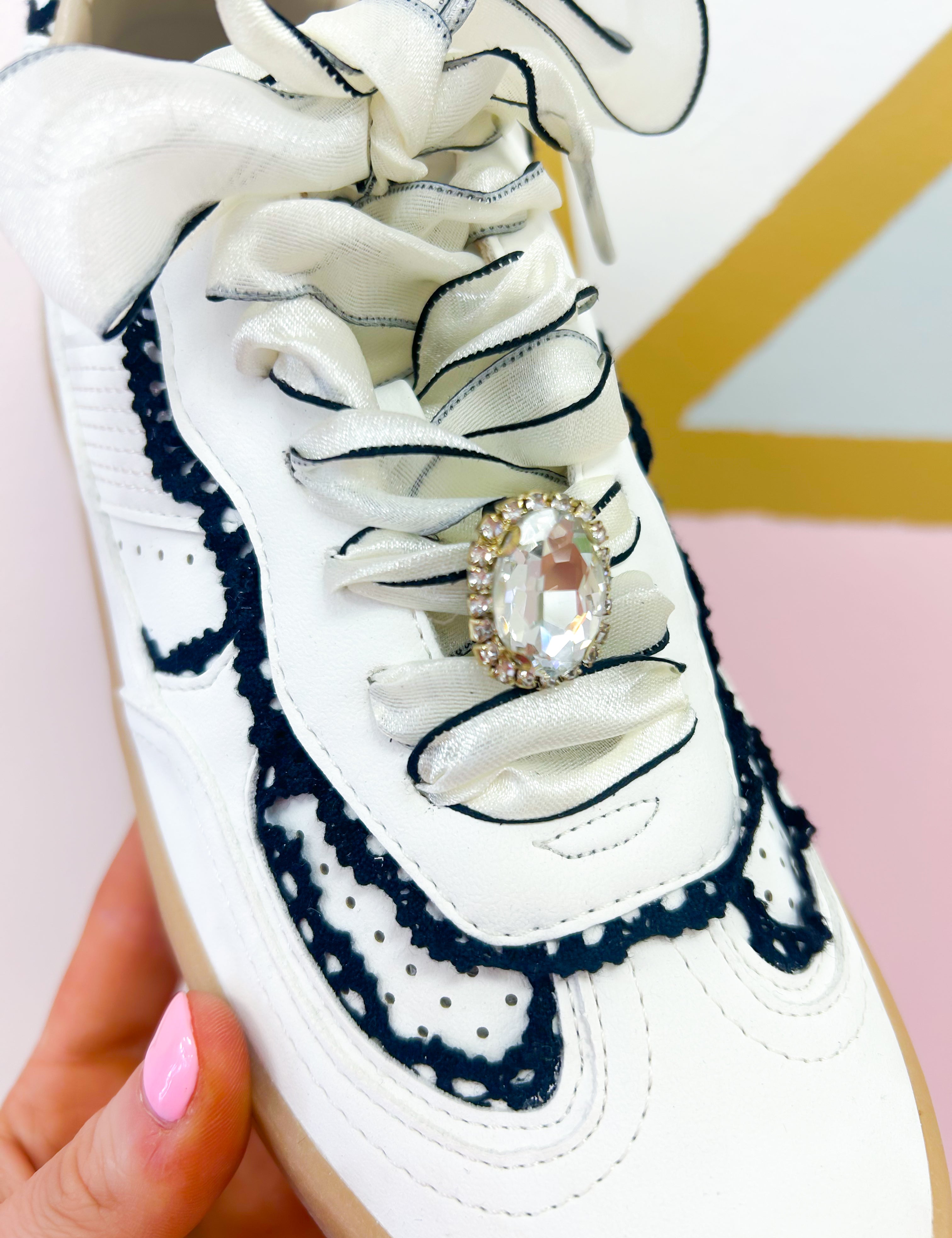 Eleanor Sneaker - White/Black