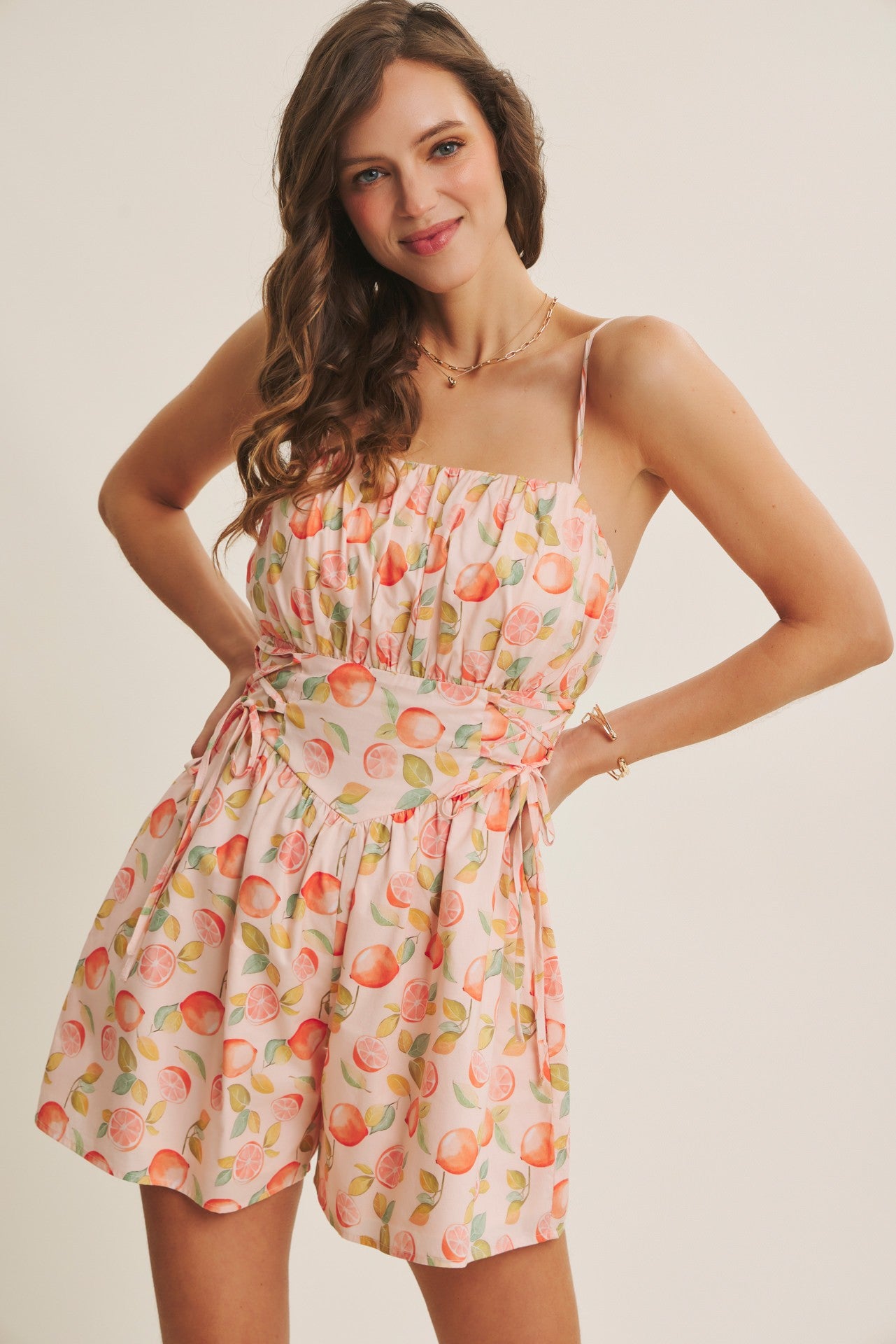 Peach Bellini Romper