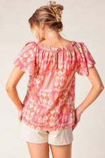 Sunset Mosaic Top