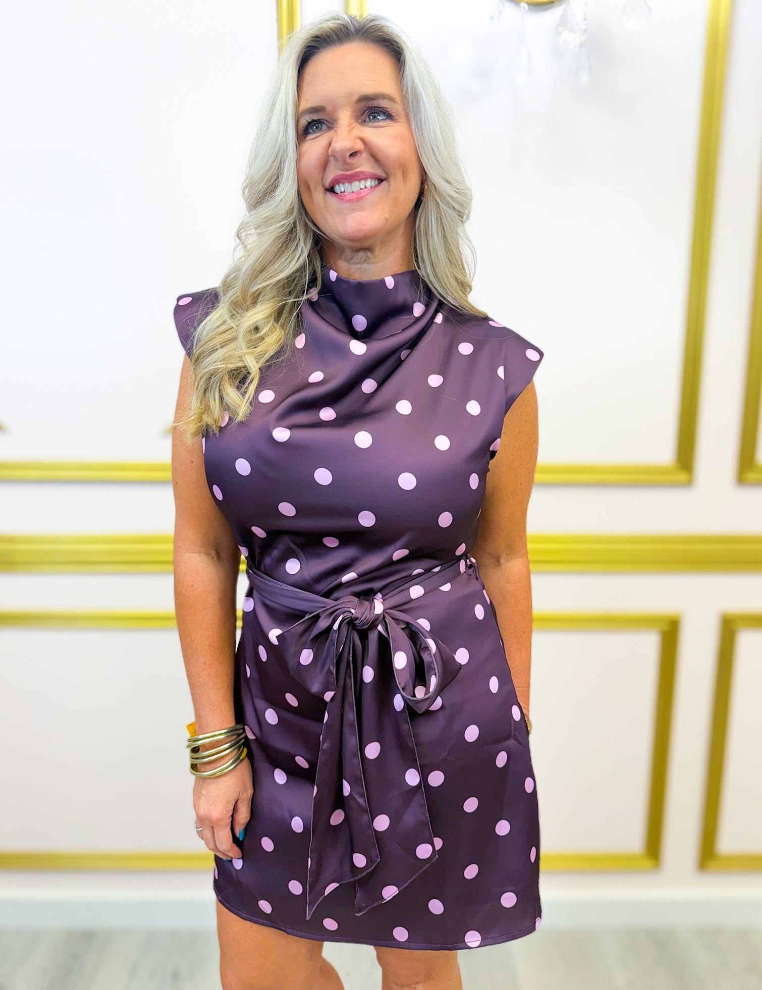 Royalty Love Mini Dress - Purple