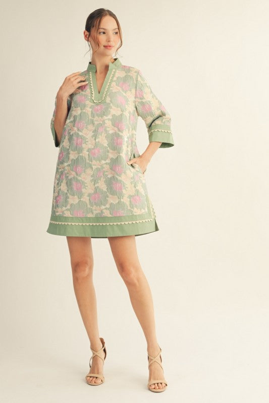 Pastel Grove Mini Dress