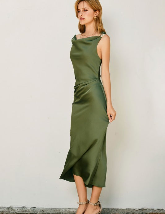 Green Tea Midi Dress