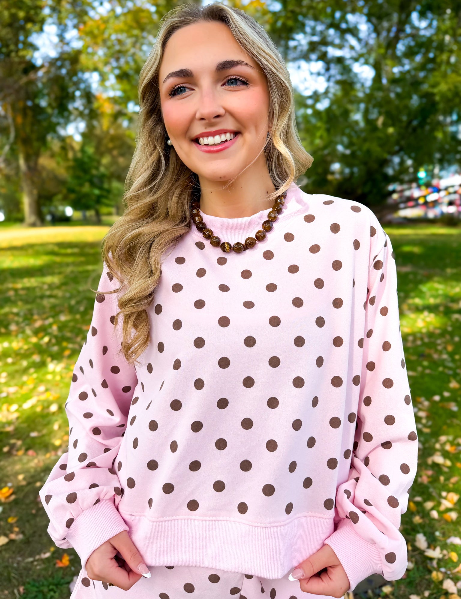 Pink Confetti Lounge Set