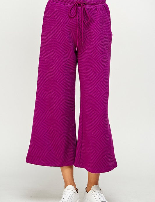 I'll Wear This Everyday Pants Set - Magenta