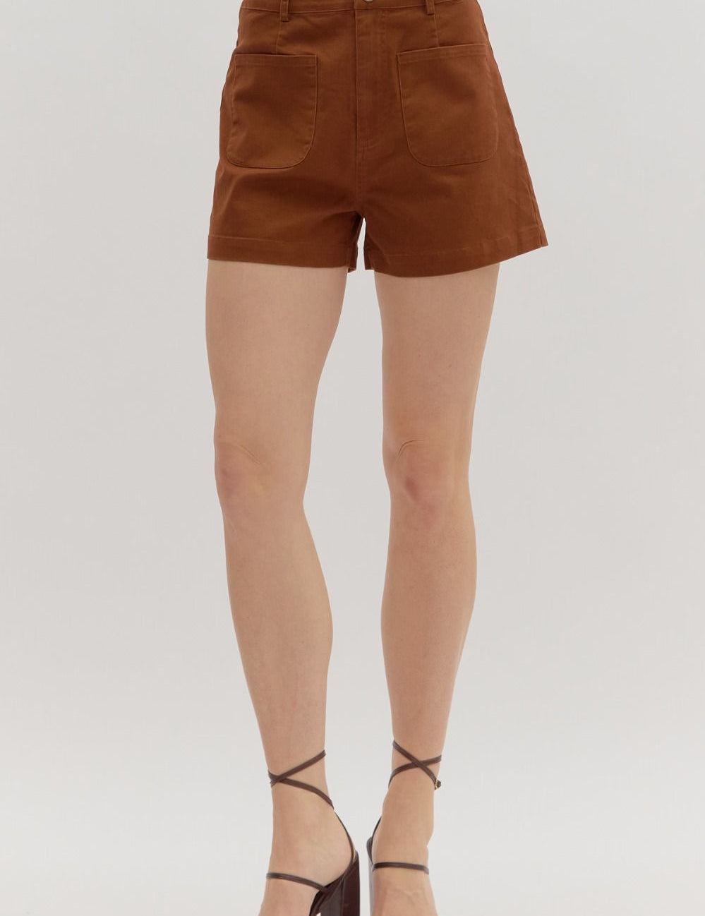 Sweet Forgiveness Shorts - Brown