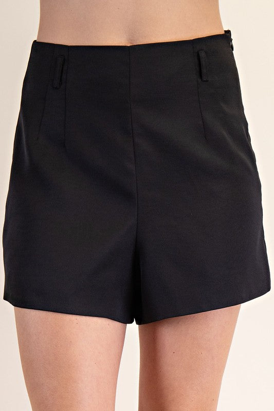 Smooth Like Satin Shorts Black