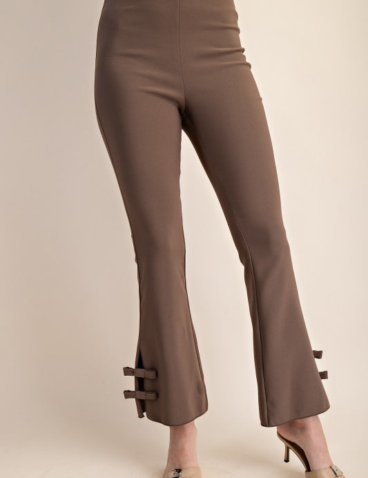 All Flared Up Pants - Mocha