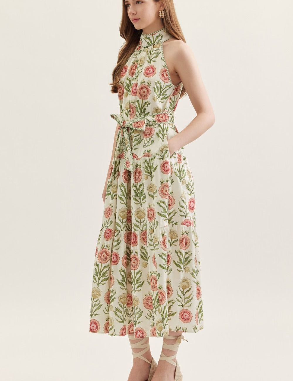 Camellia Grace Midi Dress