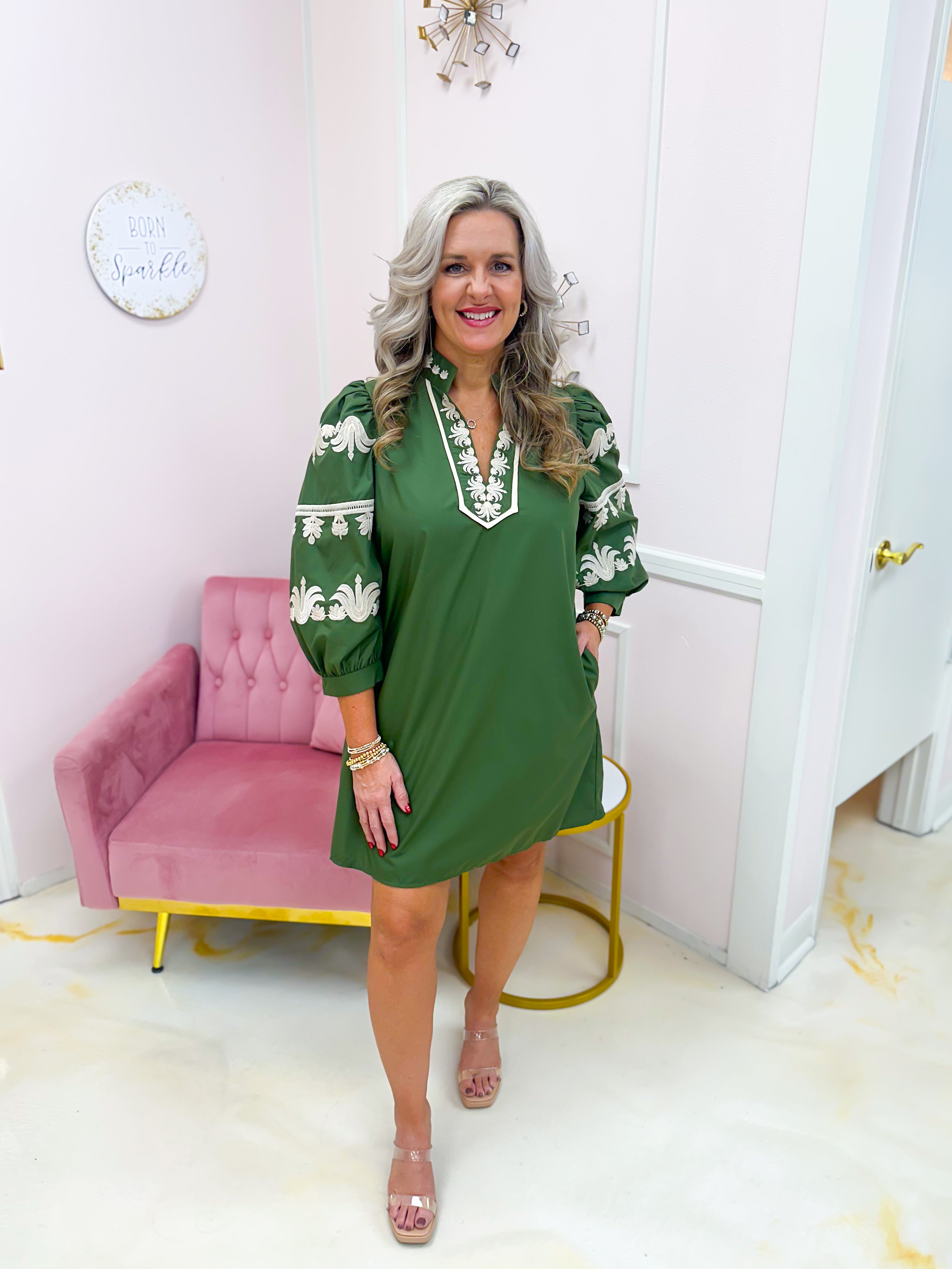 My Story Dress Olive