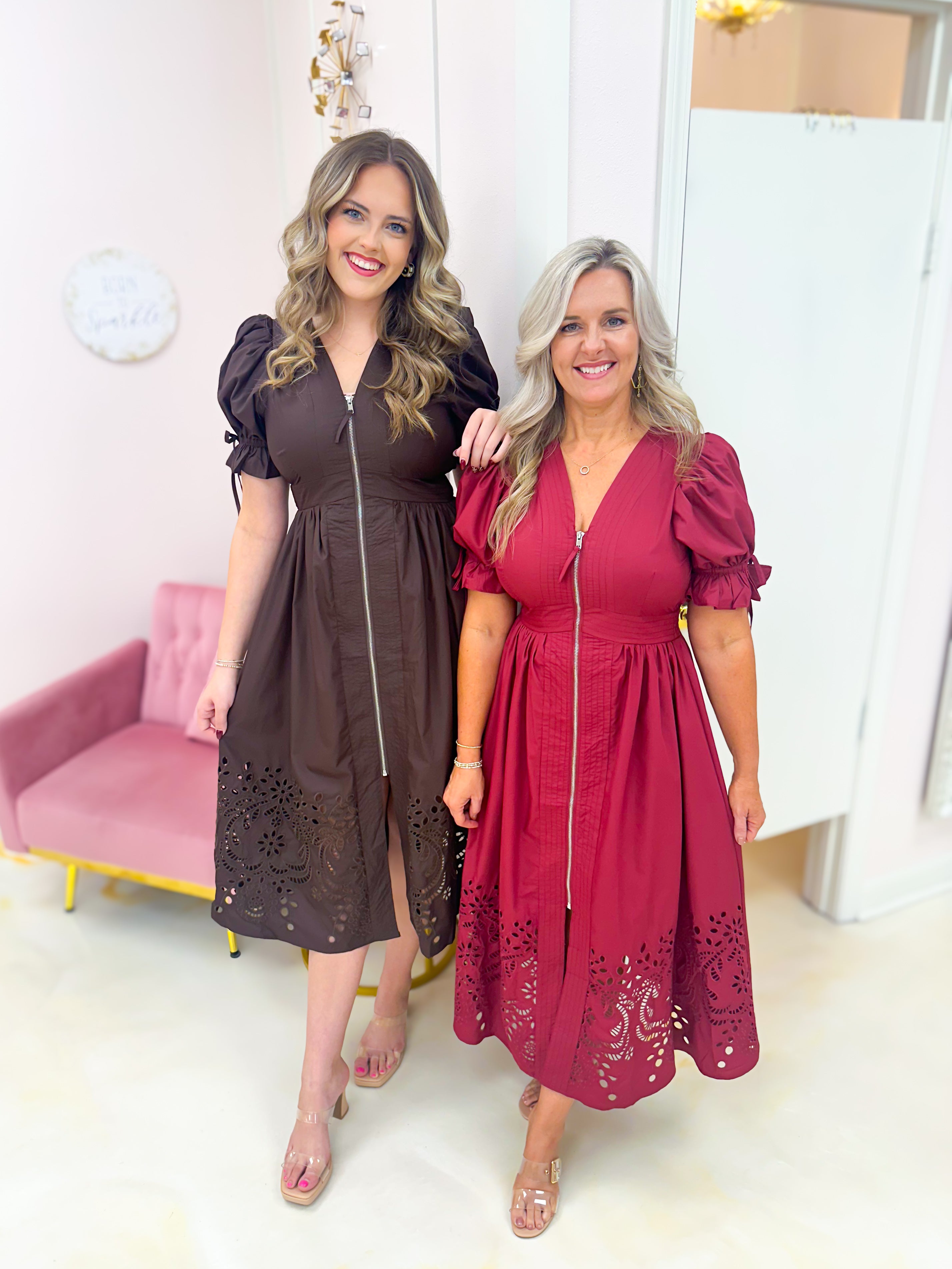 Day Dreaming Dress Garnet