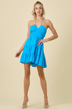 Take A Look Dress Blue