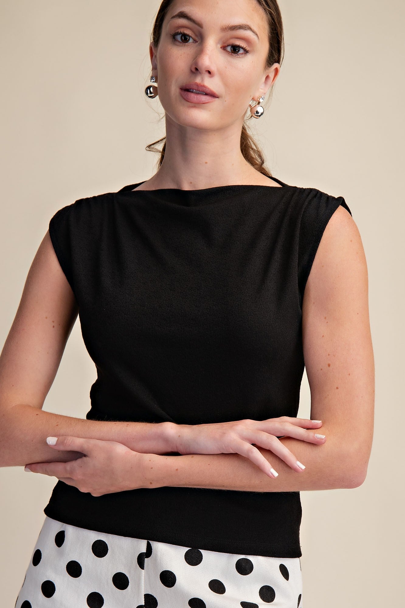 Go To Glam Top - Black