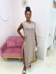 Pocket Full Of Sunshine Maxi Taupe