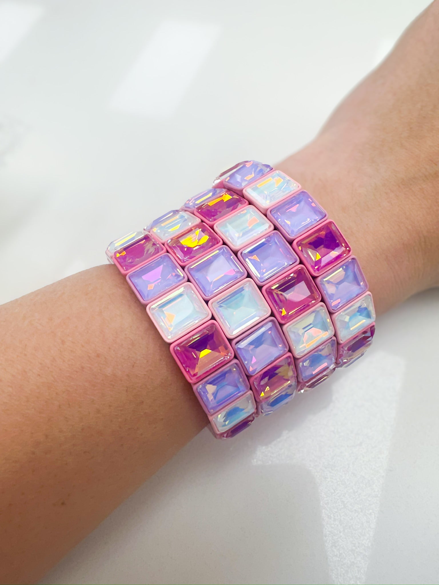 Poppy Bracelet - Pink Mix