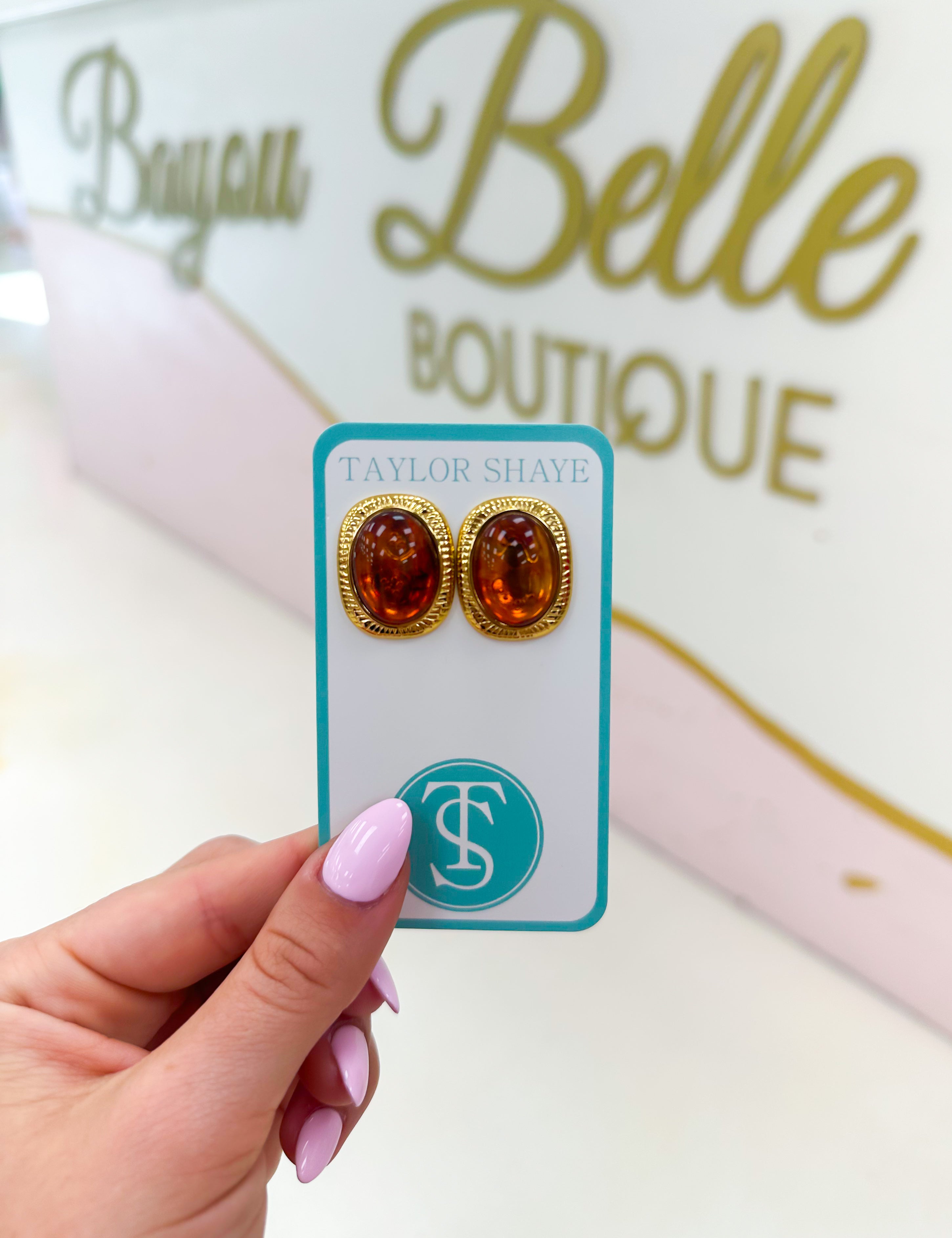 Olive Earrings - Turquoise