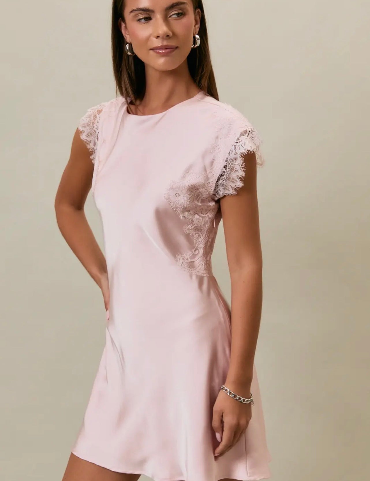 Delicate Dreams Mini Dress - Pink