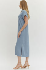 Willow Midi Dress -Chambray
