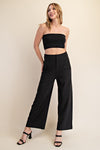 Straight To The Point Pants Black