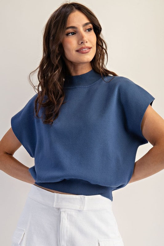 New Start Top Navy