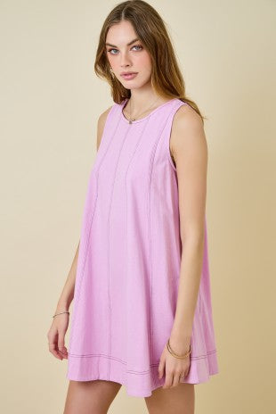 Sweet Breeze Mini Dress - Lilac