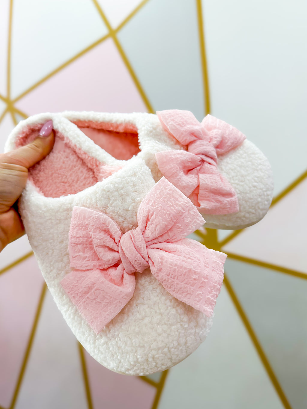 Bow Slipper Pink