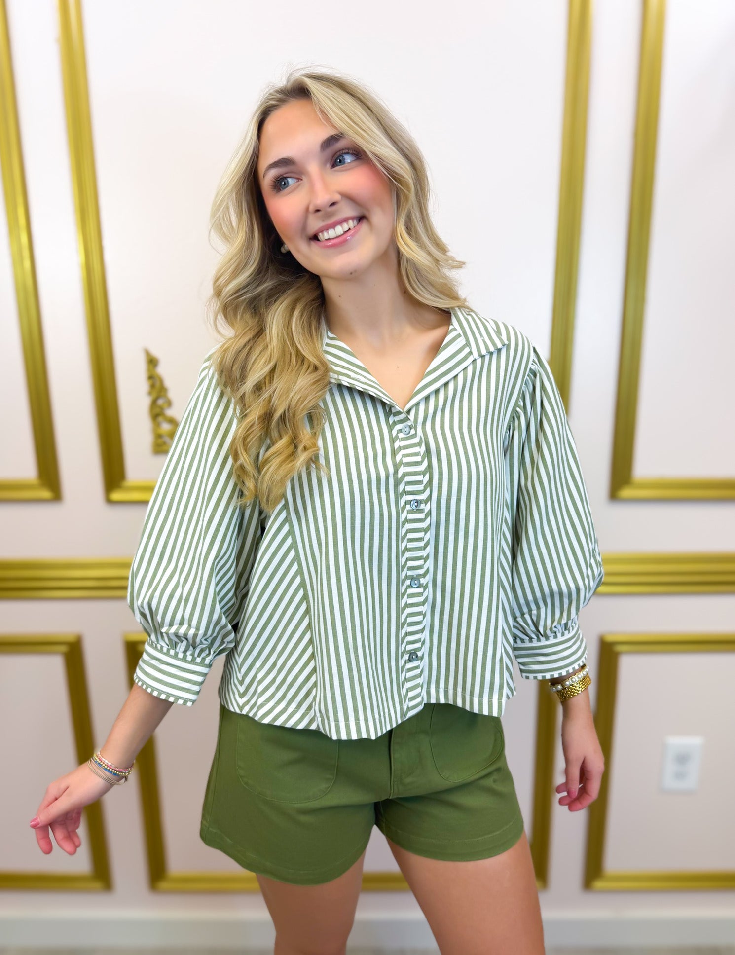 Sweet Forgiveness Shorts - Olive