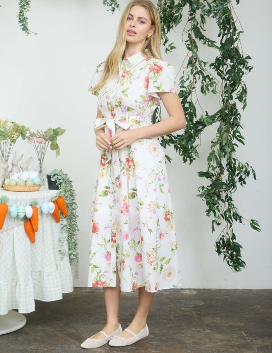 Sunday Brunch Midi Dress