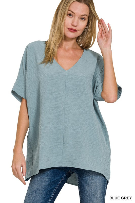 DB Bestie Boo Top Blu-Grey