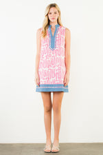 Morning Mosaic Mini Dress