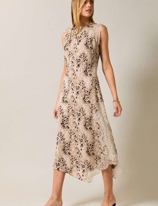 Elegant Safari Midi Dress
