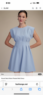 Most Wanted Dress Powder Blue