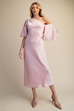 Whimsical Sense Of Style Midi Dress Pink