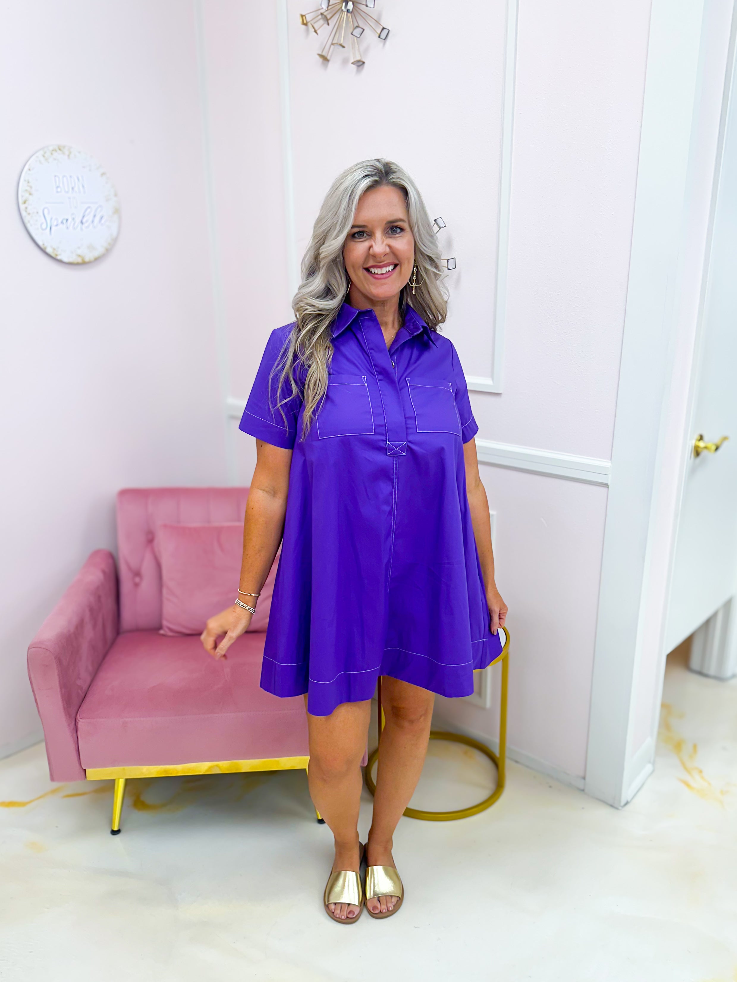 Hold Them Down Dress