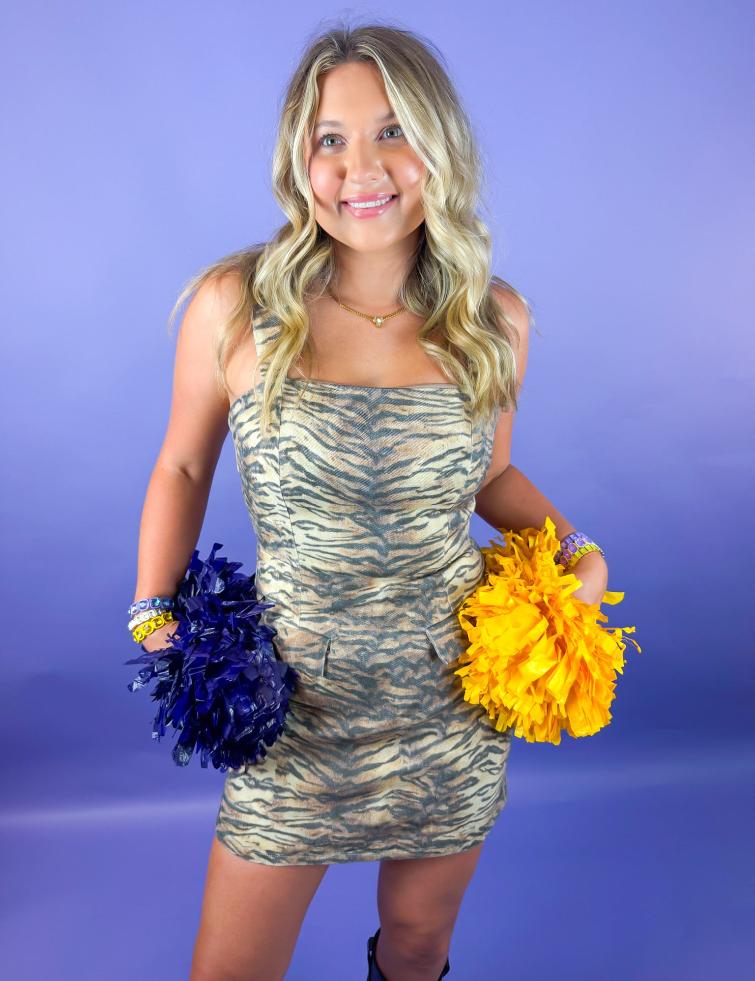 LSU Luxe Mini Dress