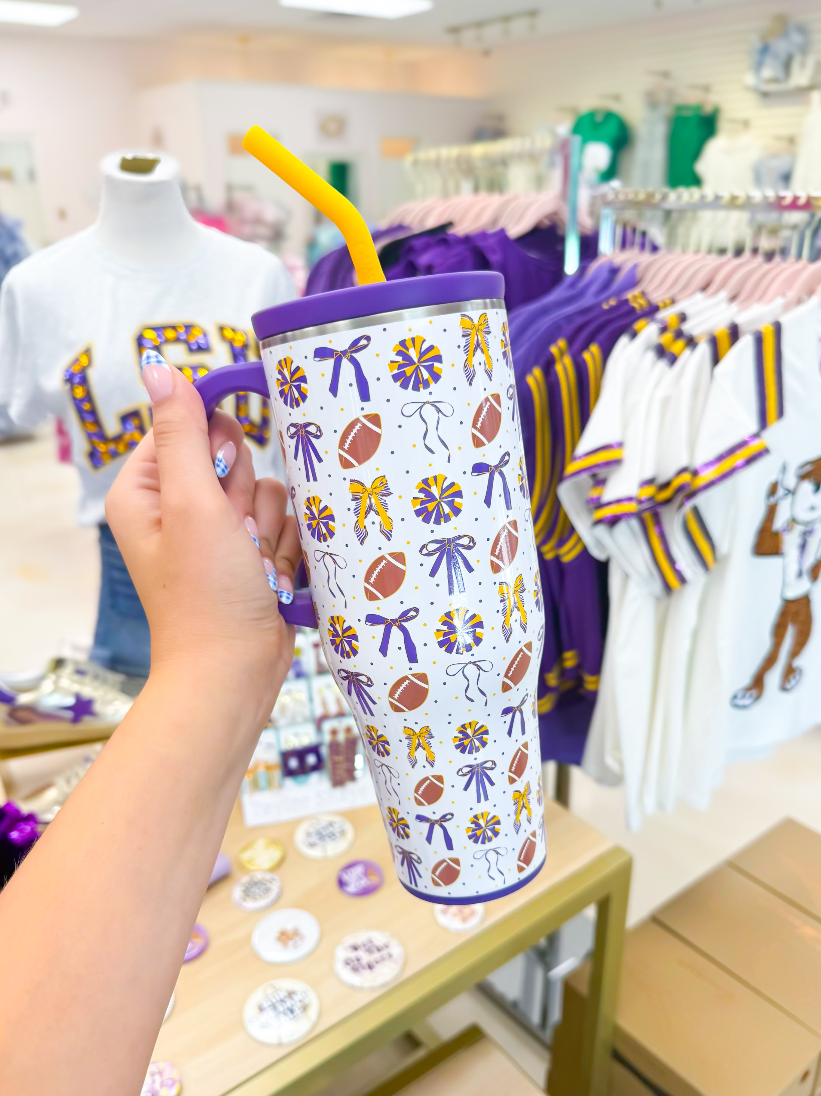We’ve Got Spirit Purple + Yellow Mega Mug 40oz.