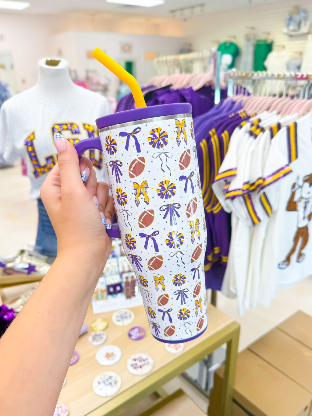 We’ve Got Spirit Purple + Yellow Mega Mug 40oz.