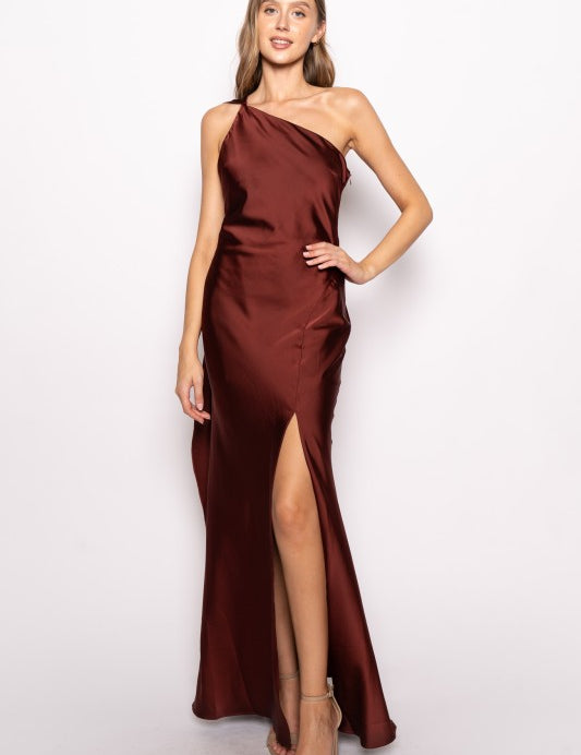 Exactly What I Wanted Dress Burgundy