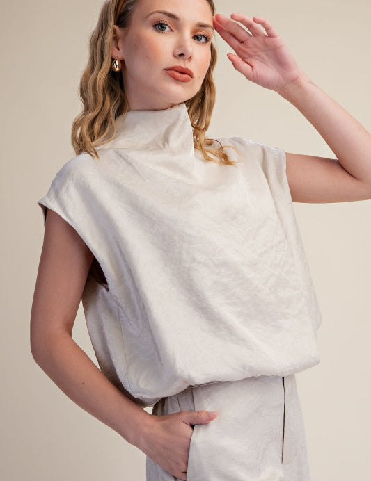 Elevated Luxe Top - Cream