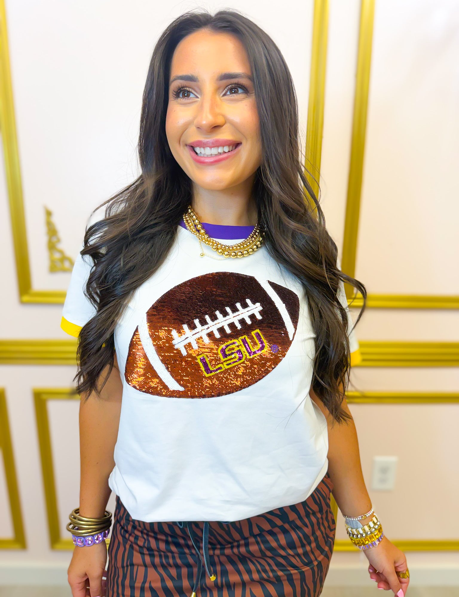 LSU Football Tee