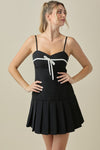 Elevated Cheer Dress Black