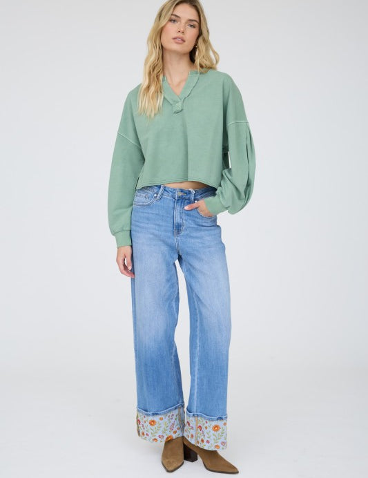 Morning Tide Top - Mint
