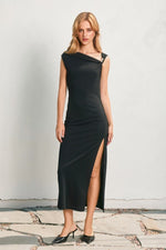 Midnight Glow Midi Dress