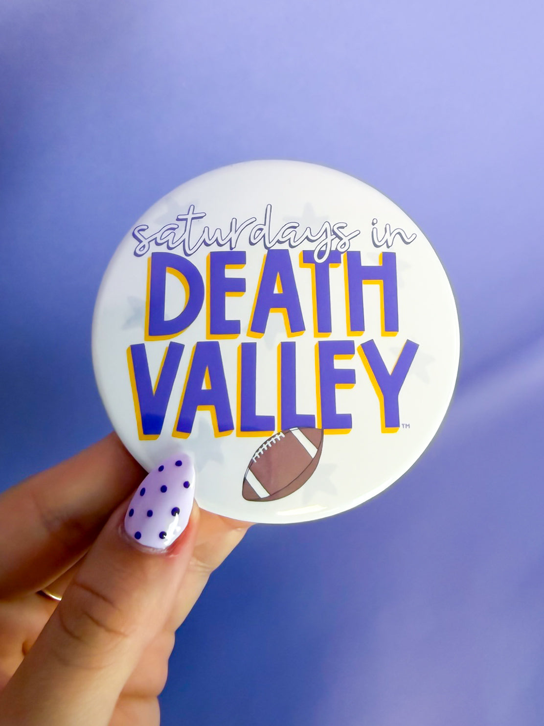Saturdays In Death Valley Button